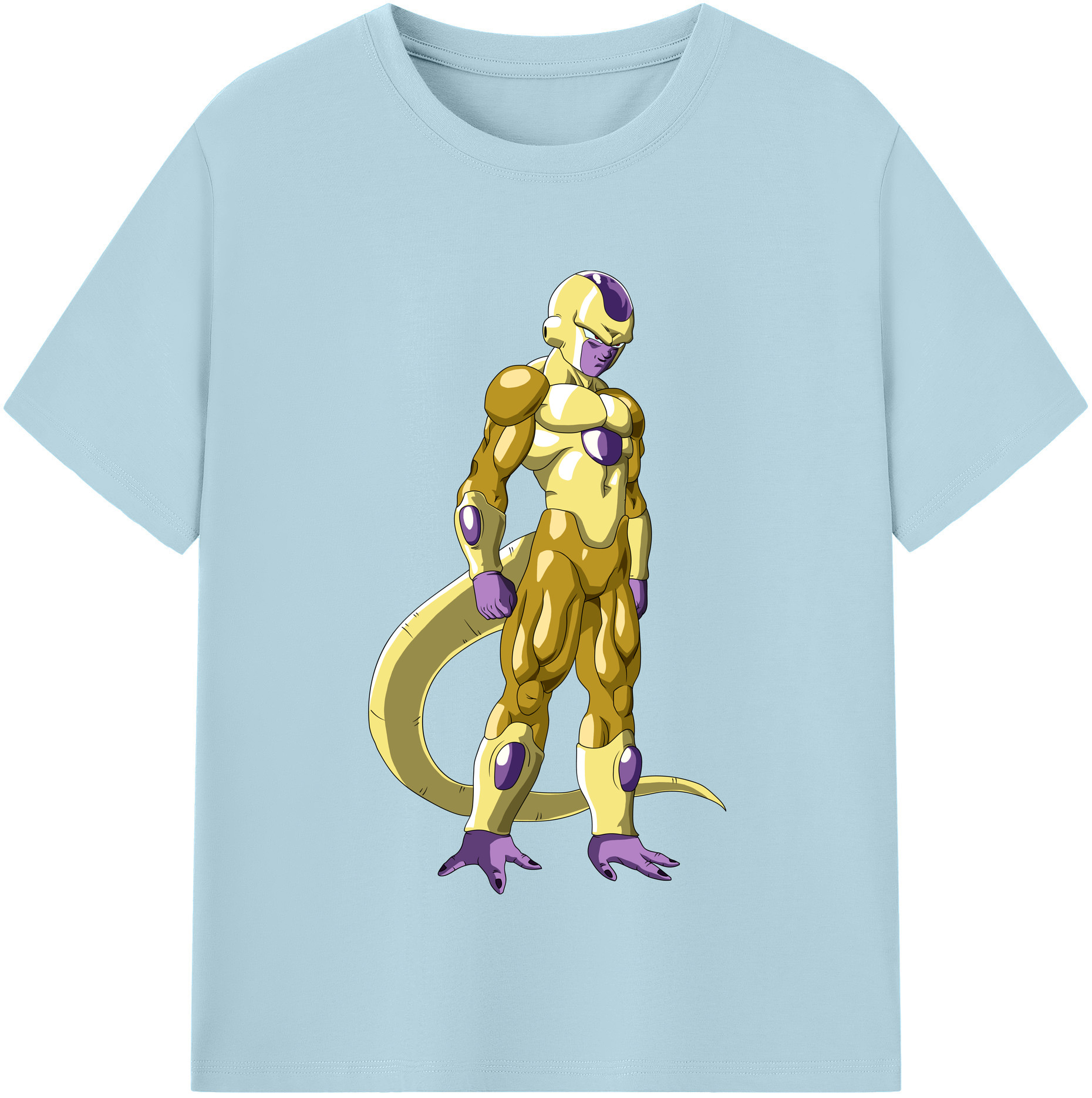 （画像用） ドラゴンボール フリーザ DRAGON BALL Frieza 綿100％半袖Tシャツ（フロントプリント）